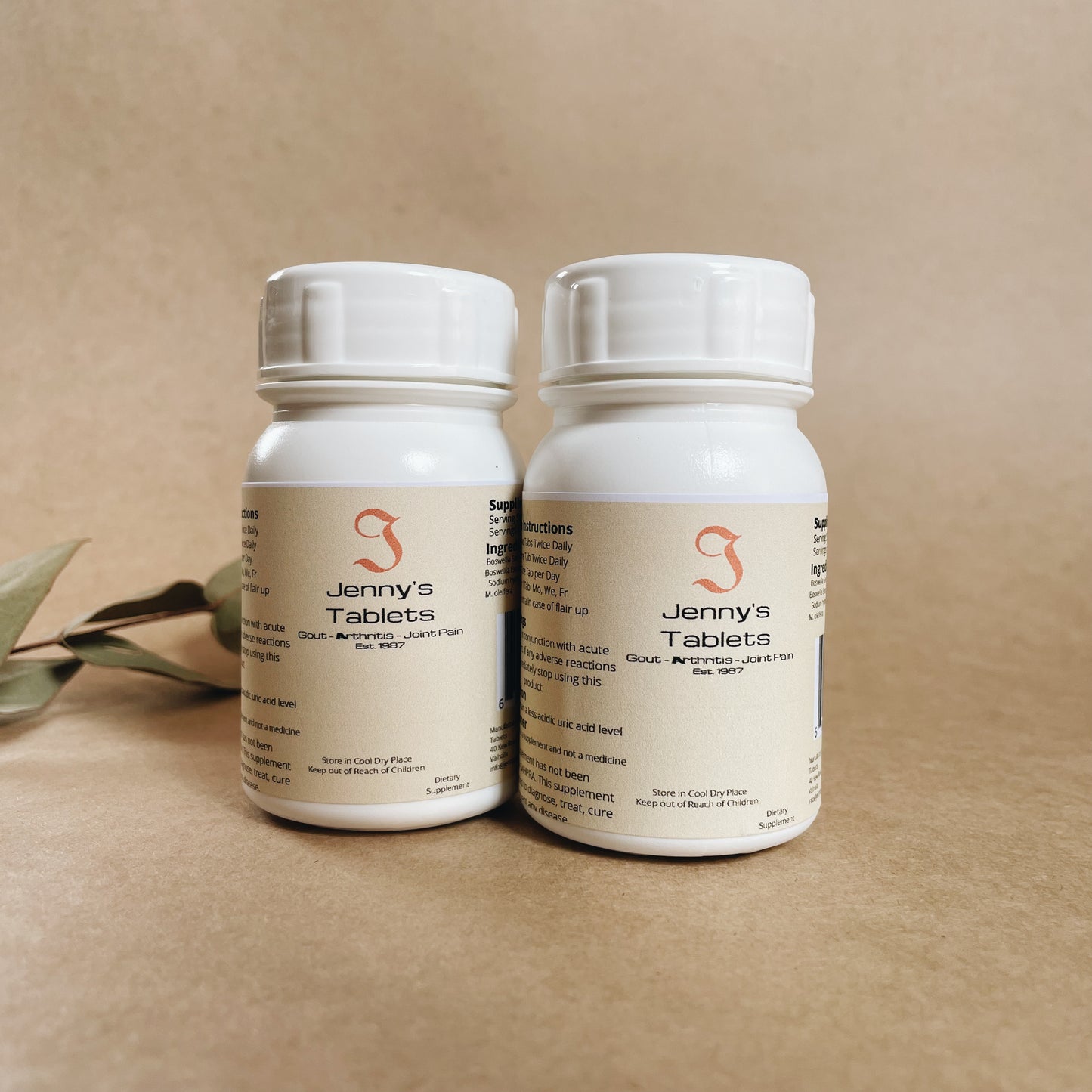 2x Bottles Jenny's Tablets