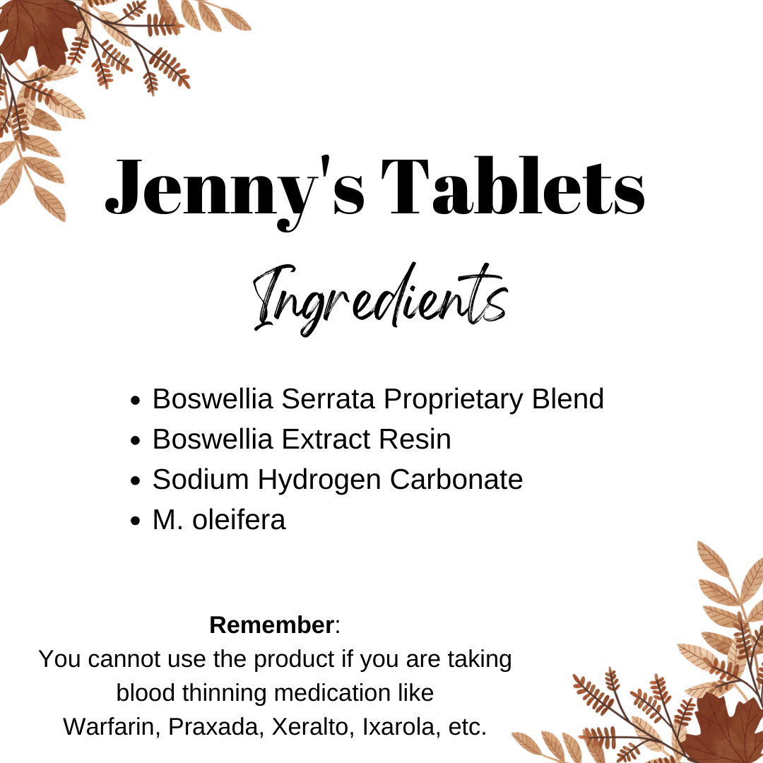 2x Bottles Jenny's Tablets